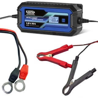 Интелигентно зарядно устройство Krafton KR 128 – 6V/12V, 8A